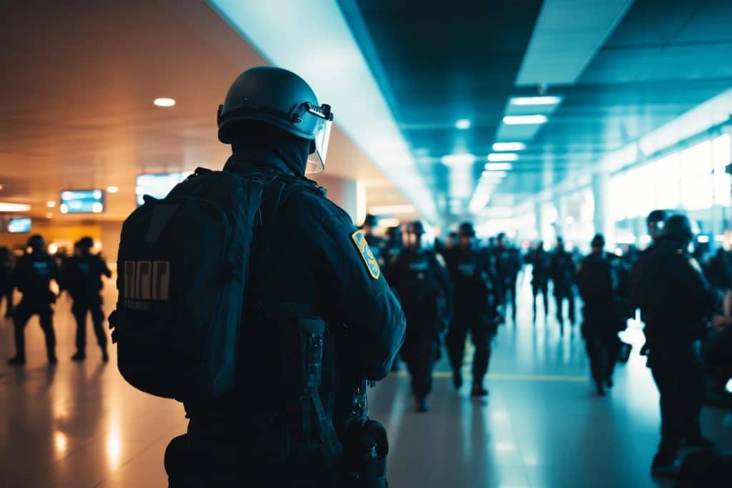 altercado barajas policia motin mauritania