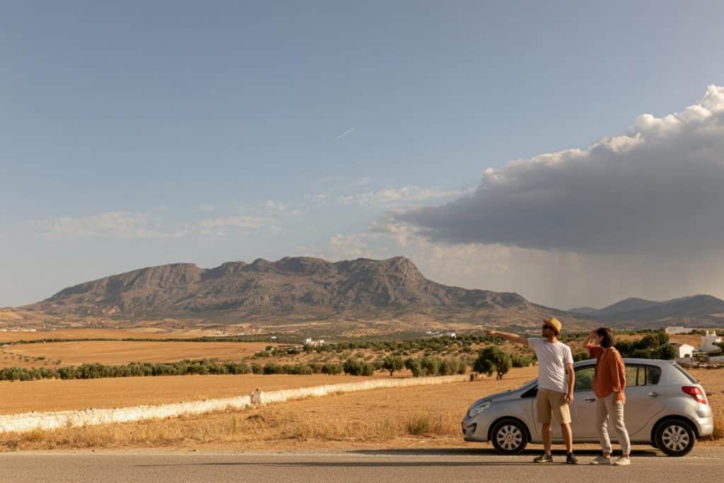 cielos despejados y tormentas en andalucia