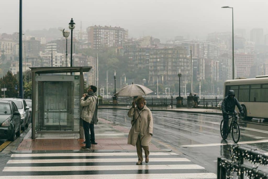 lluvias ligeras en bilbao