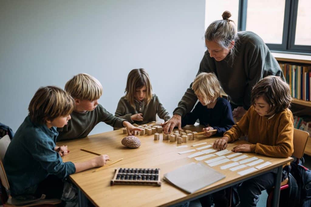 ninos aprendiendo inteligencia artificial