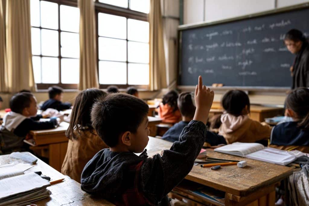 ninos callados en clase