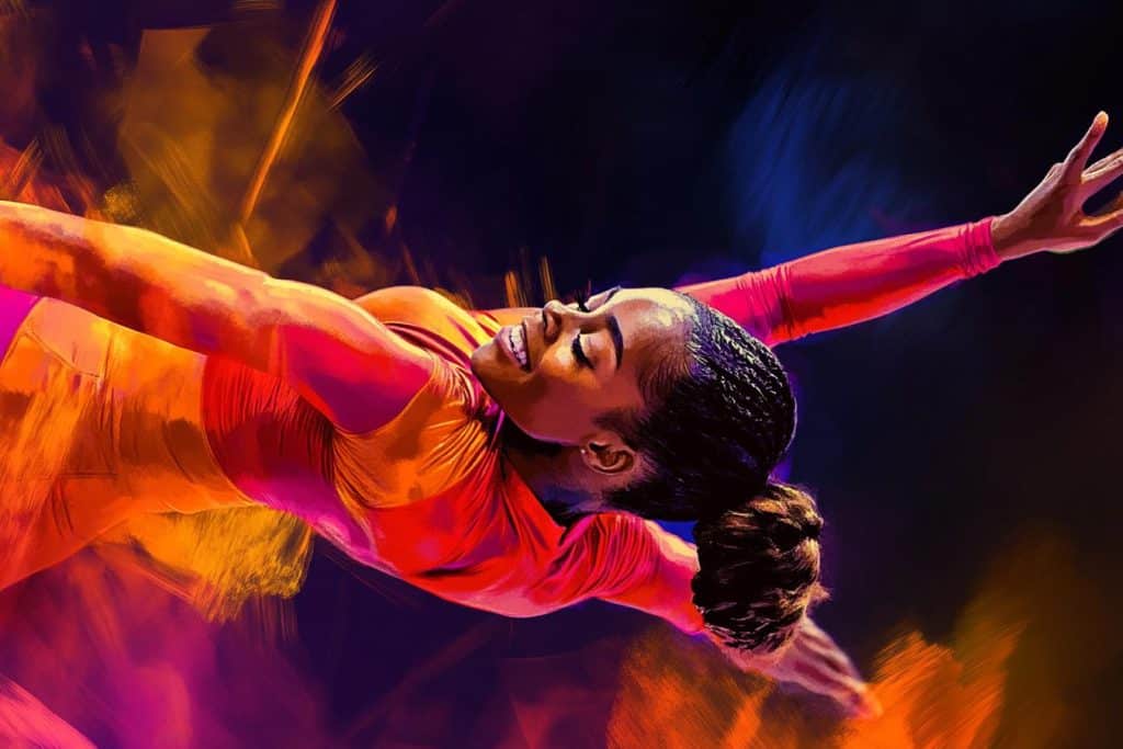 simone biles deslumbra competencia