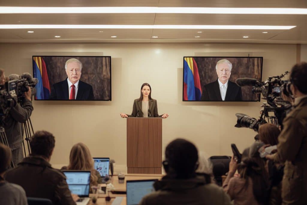 trump y delcy rodriguez reunidos