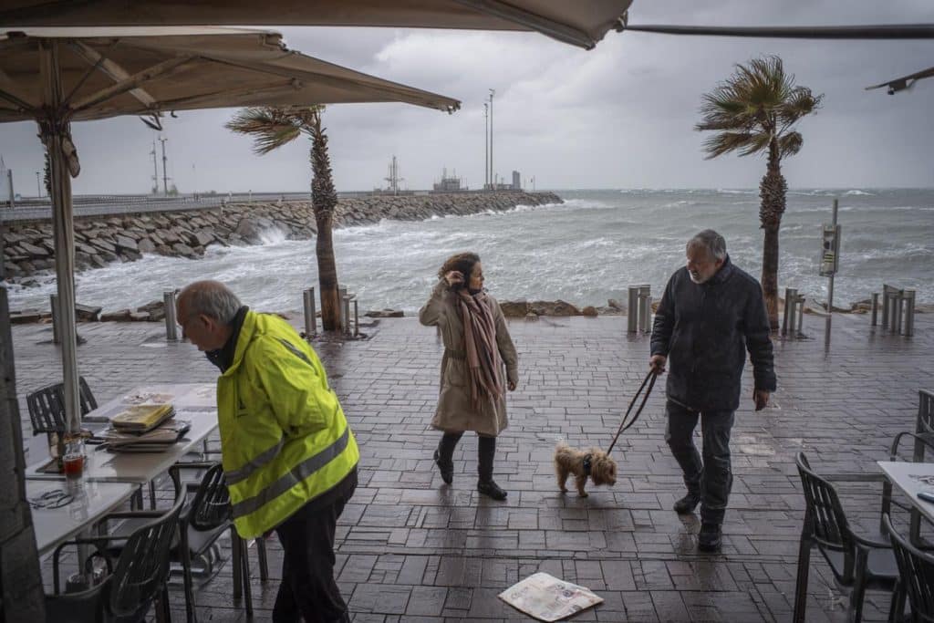 viento fuerte sobre comunidad valenciana